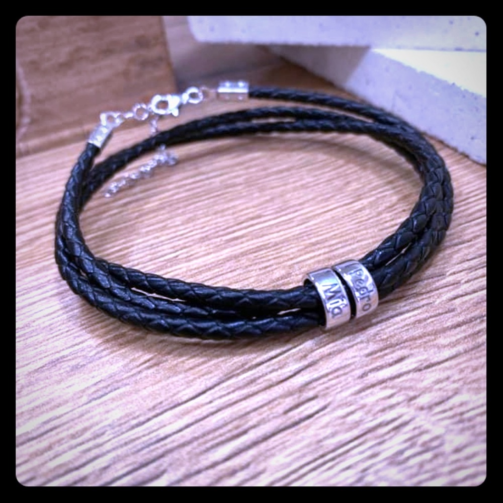 Personalized bracelets for DAD!